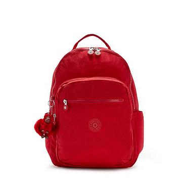 Kipling Seoul Large 15" Laptop Backpacks Cherry Tonal | CA 1847VR